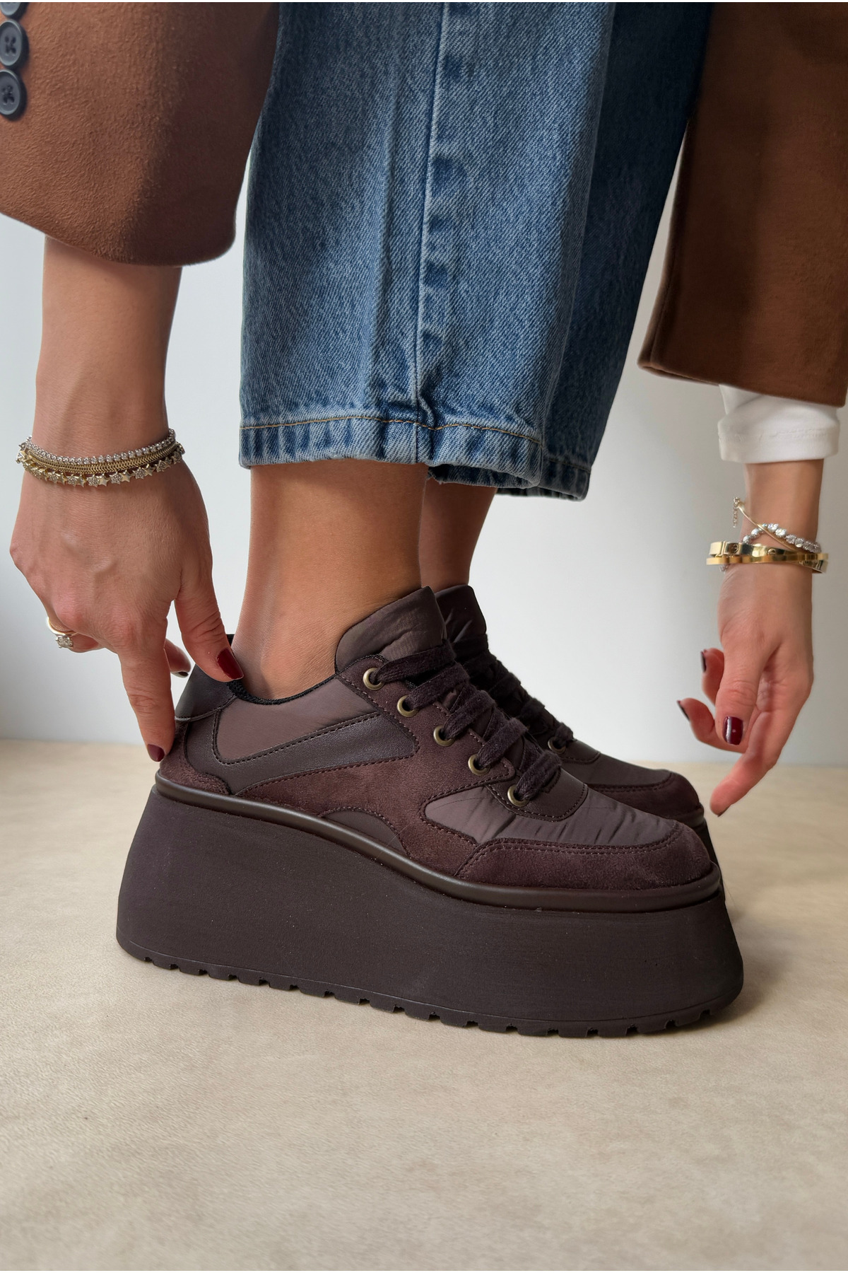 Mupa Shoes Kadın Spor Ayakkabı ACI KAHVE görsel 2