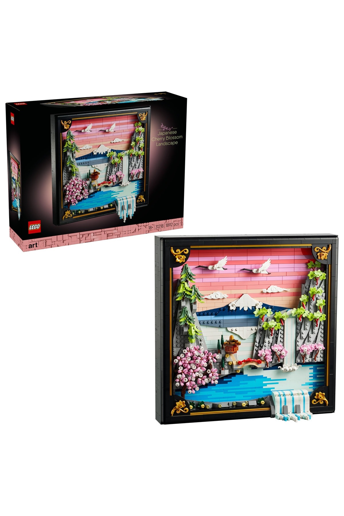 LEGO ® ART ǀ Peisaj cu flori de cireș japonez 31218- Trendyol
