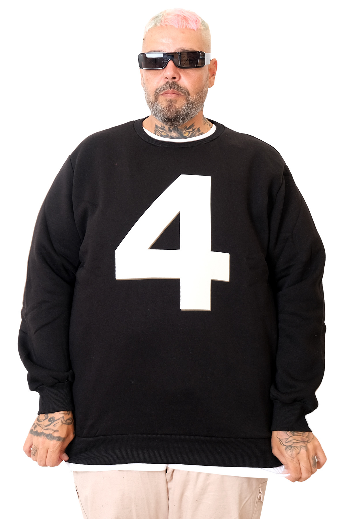 ModeXL Mode XL Battal Beden Bis Yaka Sweat 4 U25809