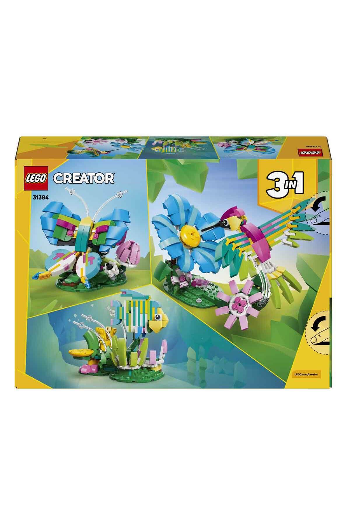 Creator 3 in 1 حیوانات وحشی رنگارنگ مرغ مگس‌خوار 31384