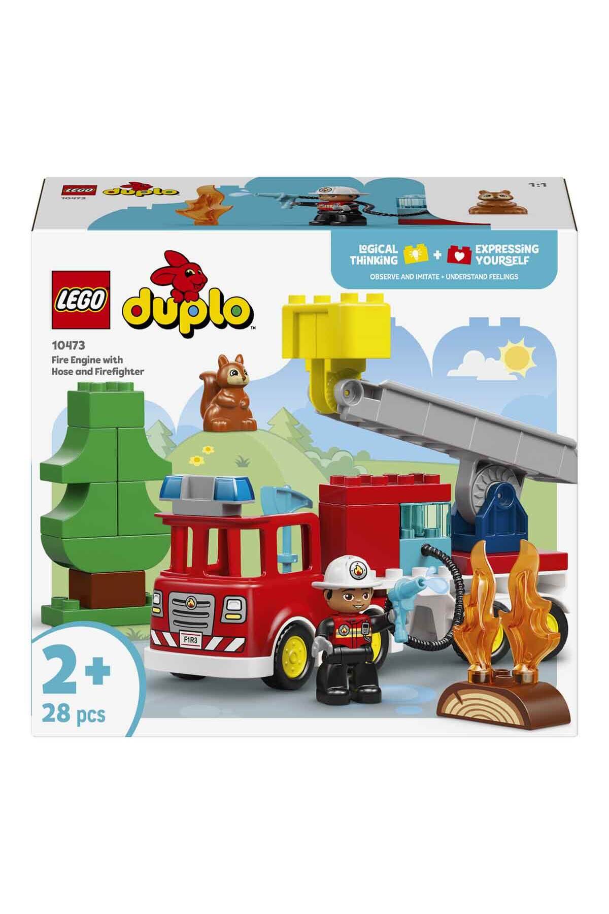 LEGO DUPLO Kasabası Hortumlu İtfaiye Aracı ve İtfaiyeci 10473 fotoğrafı 3 (önizleme)