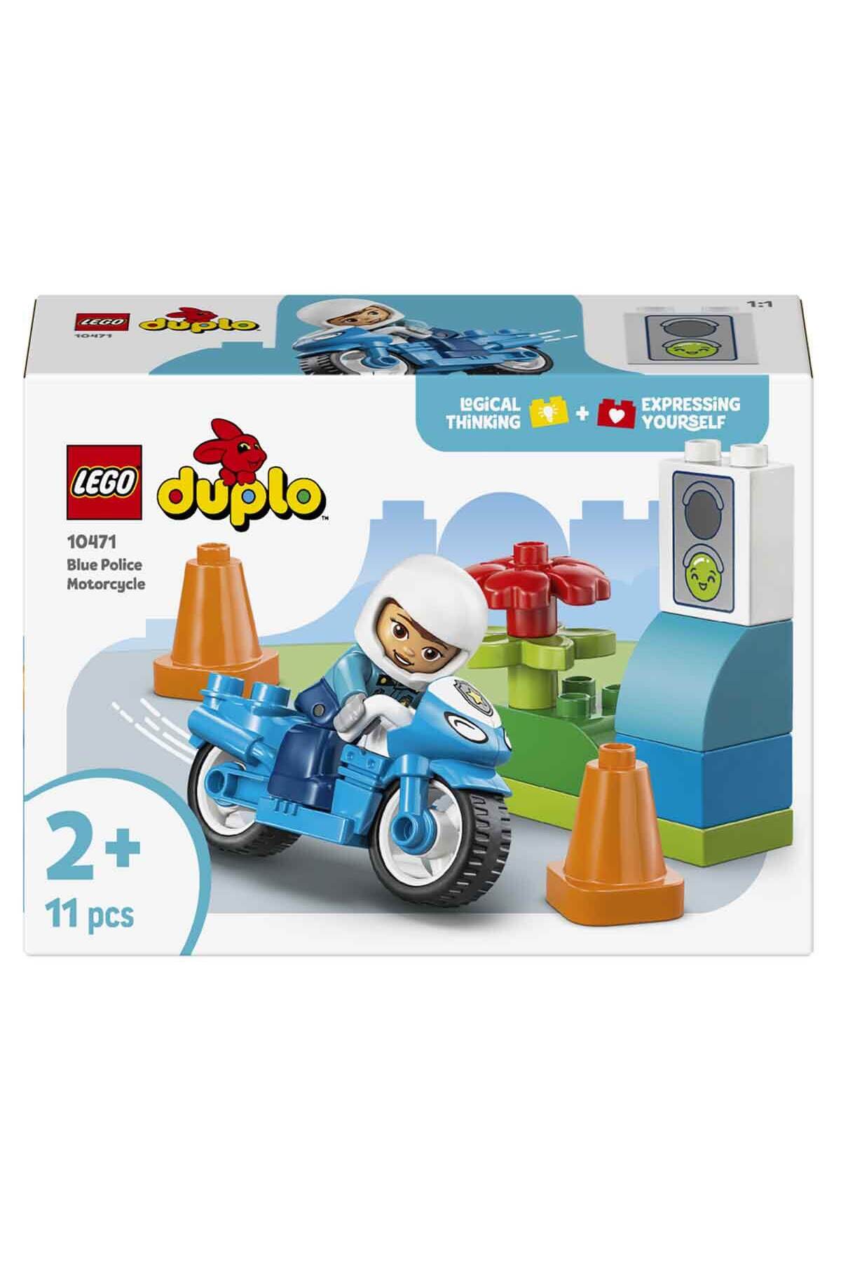 LEGO DUPLO Kasabası Mavi Polis Motosikleti 10471 fotoğrafı 3 (önizleme)