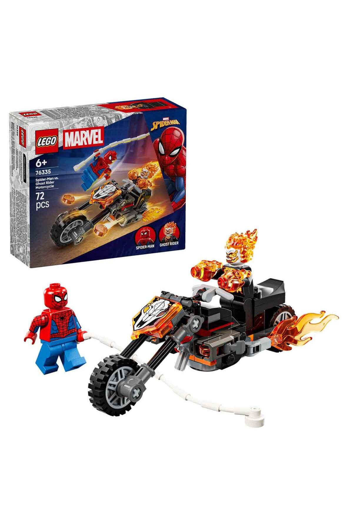 مرد عنکبوتی مارول در برابر موتورسوار شبح ۷۶۳۳۵