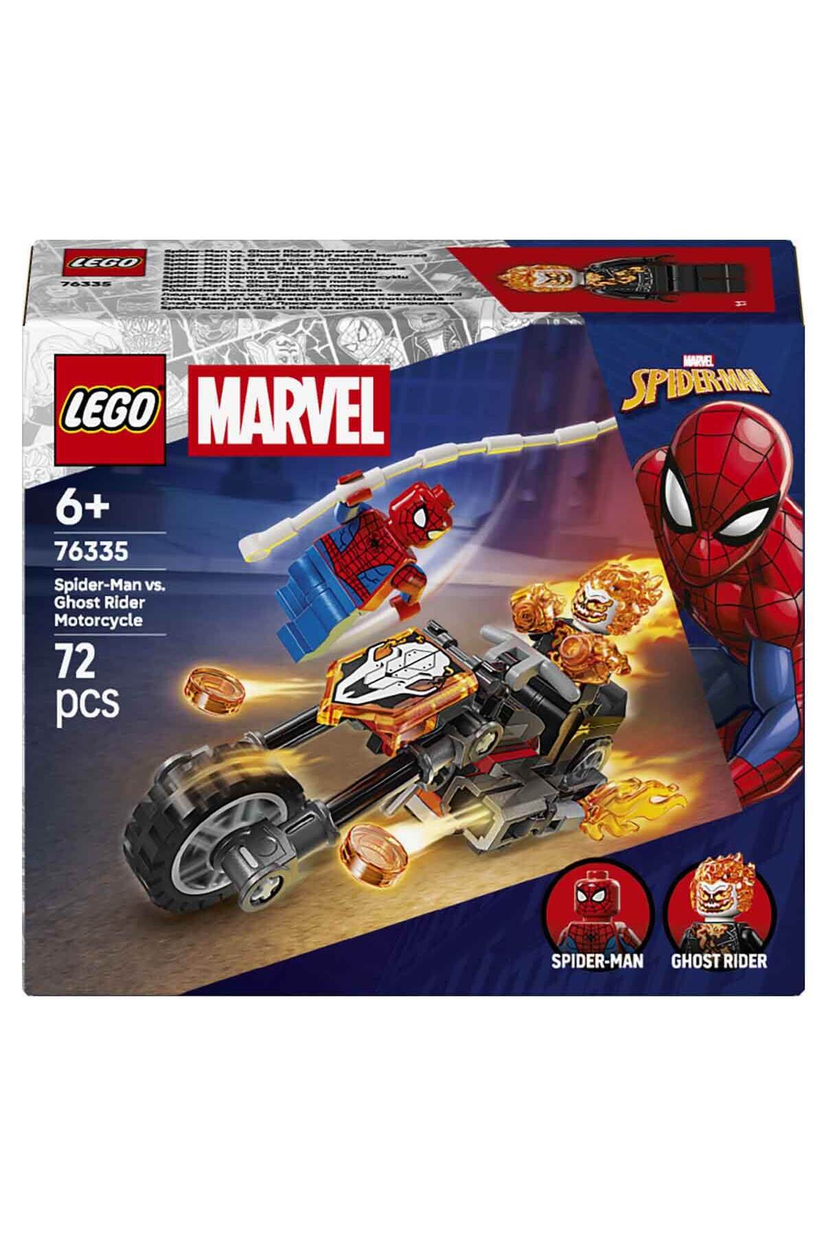 مرد عنکبوتی مارول در برابر موتورسوار شبح ۷۶۳۳۵