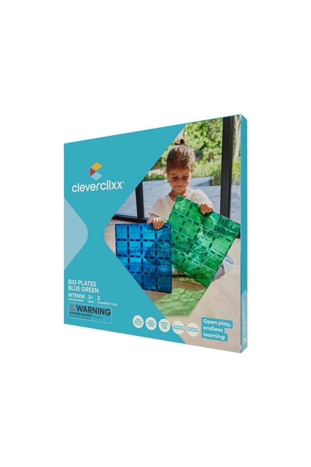 Cleverclixx Big Plates, 2 Parça - Mavi ve Yeşil - Fiyatı, Yorumları