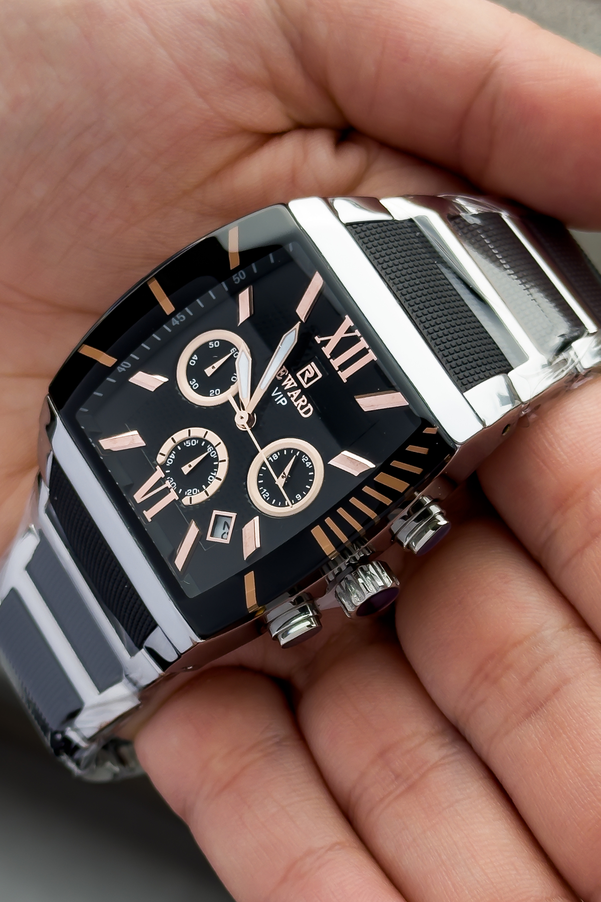 ساعت مچی مردانه سری VIP با قاب مربع