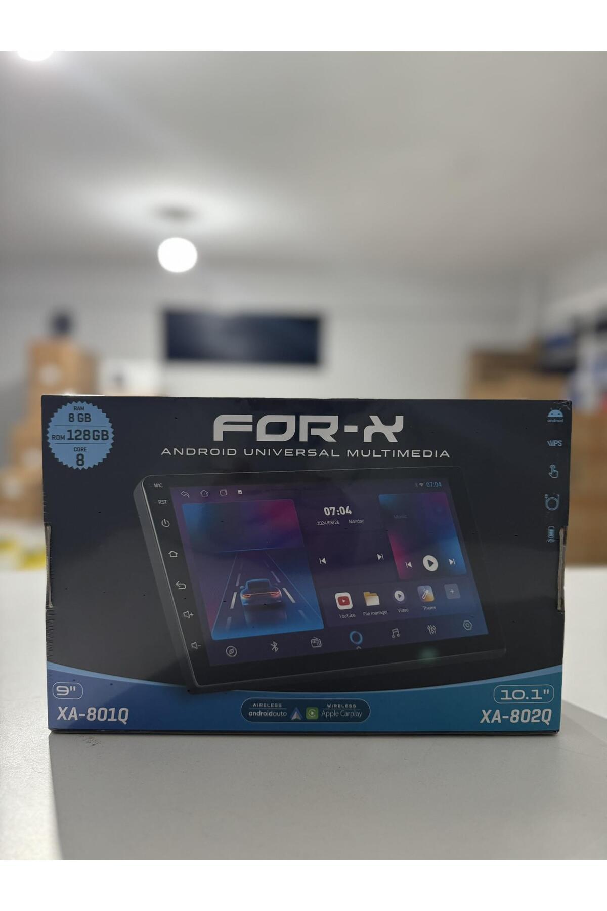 For-X XA-801Q 9'' TABLET MULTİMEDİA 8GB RAM 128GB HAFIZA 8