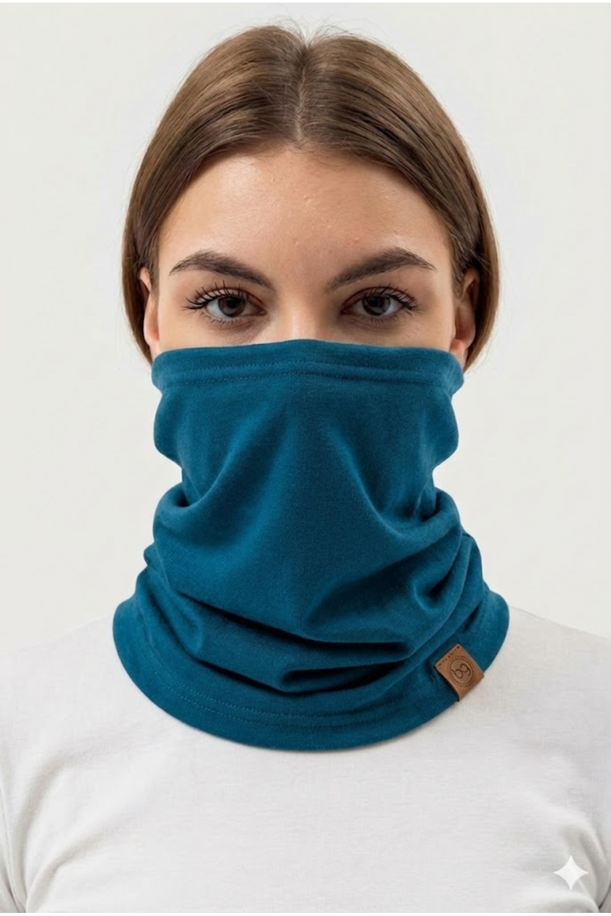 Butikgiz %100 Pamuklu 4 mevsim Çok Fonksiyonlu Unisex Yumuşak Penye Boyunluk