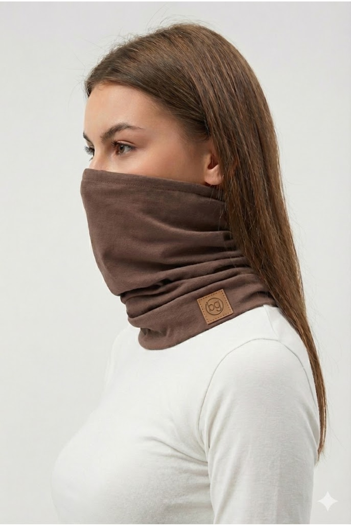 Butikgiz %100 Pamuklu 4 mevsim Çok Fonksiyonlu Unisex Yumuşak Penye Boyunluk