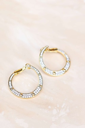 ARİNNA JEWELS Round of Light 14k altın kaplama , zirkon taş özel tasarım kadı...