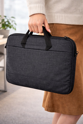 MINTDSGN Urban Daily Macbook 13-14-15 Inç Organizer Siyah Unisex El, Omuz, Bi...