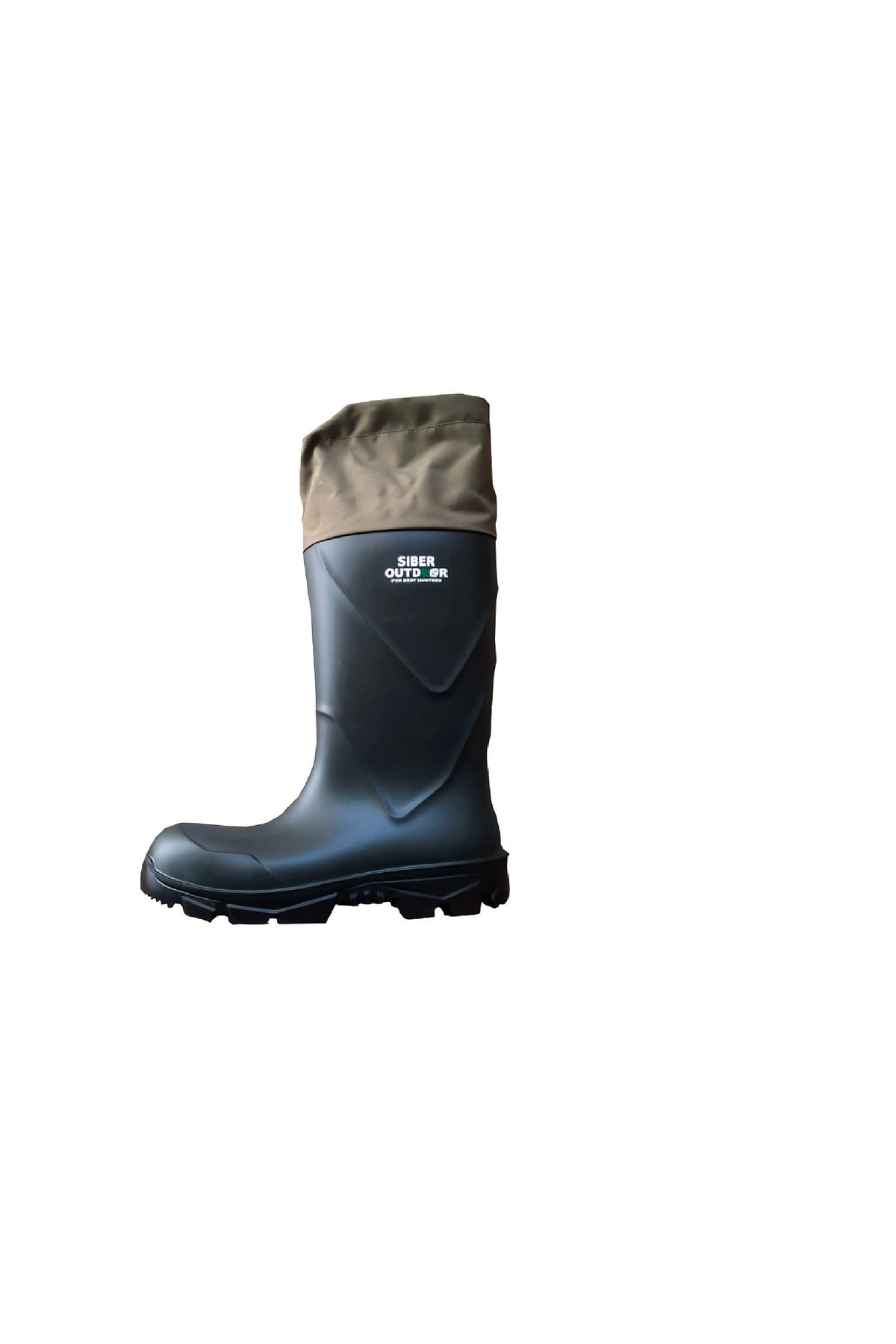 SİBER OUTDOOR Haki Polimer Astarlı Konçlu Çizme-KISA