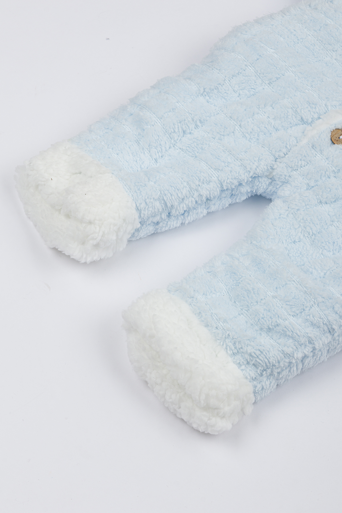 Lui Baby Polarlı Kapüşonlu Welsoft Tavşan Kulaklı Bebek Tulum fotoğrafı 6 (önizleme)