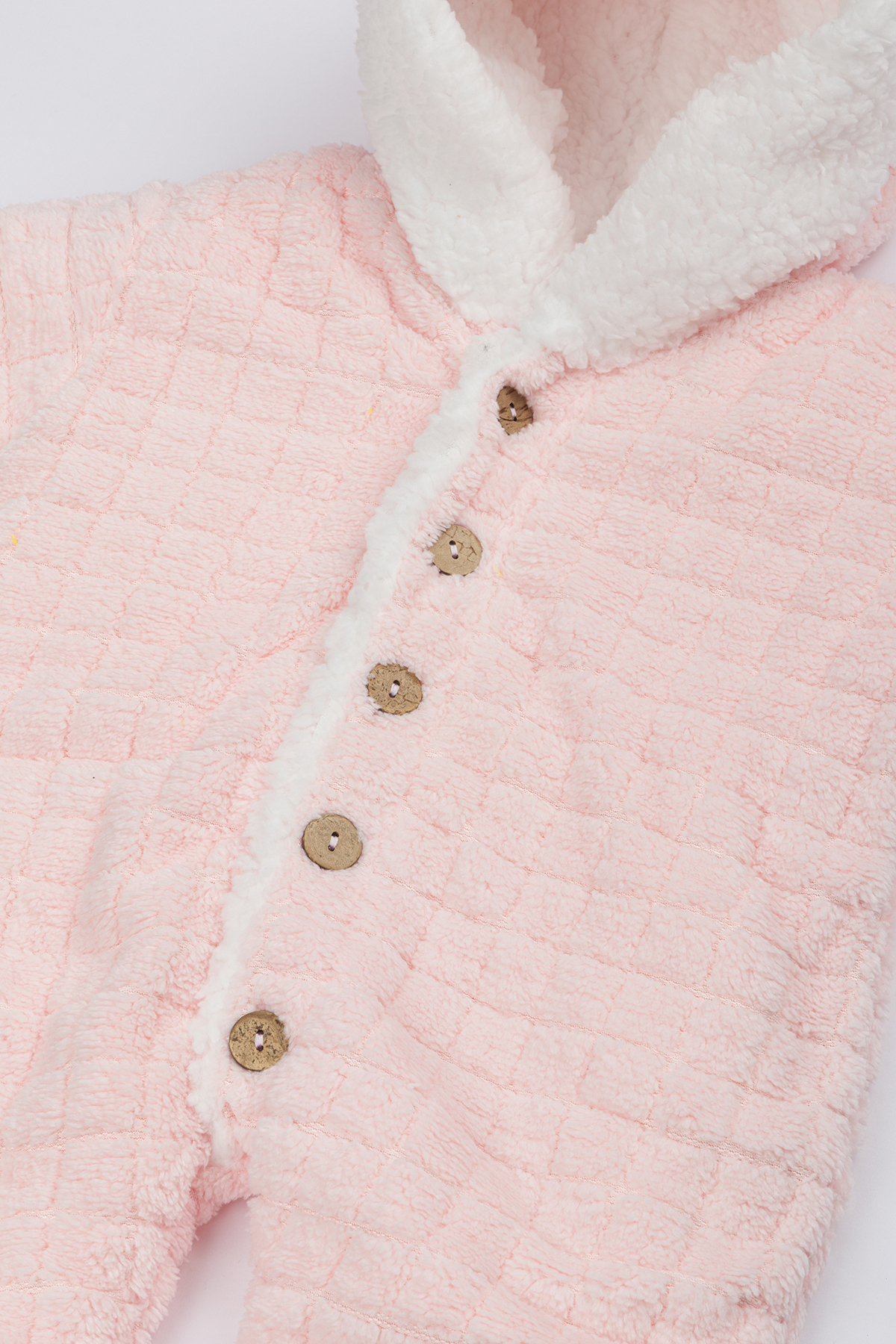 Lui Baby Polarlı Kapüşonlu Welsoft Tavşan Kulaklı Bebek Tulum fotoğrafı 5 (önizleme)