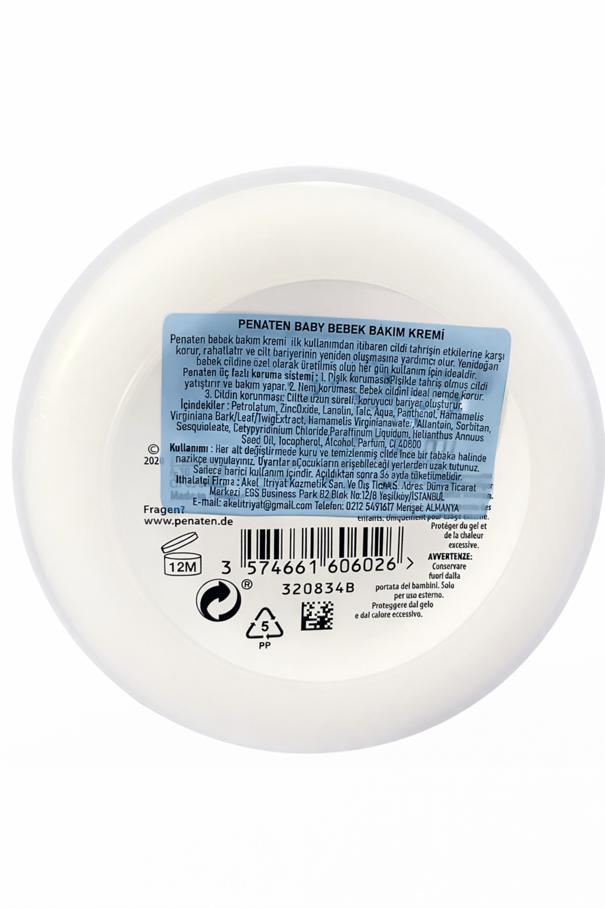 Penaten Baby Hassas Cilt&Vücut Bakim Kremi 100Ml fotoğrafı 2 (önizleme)