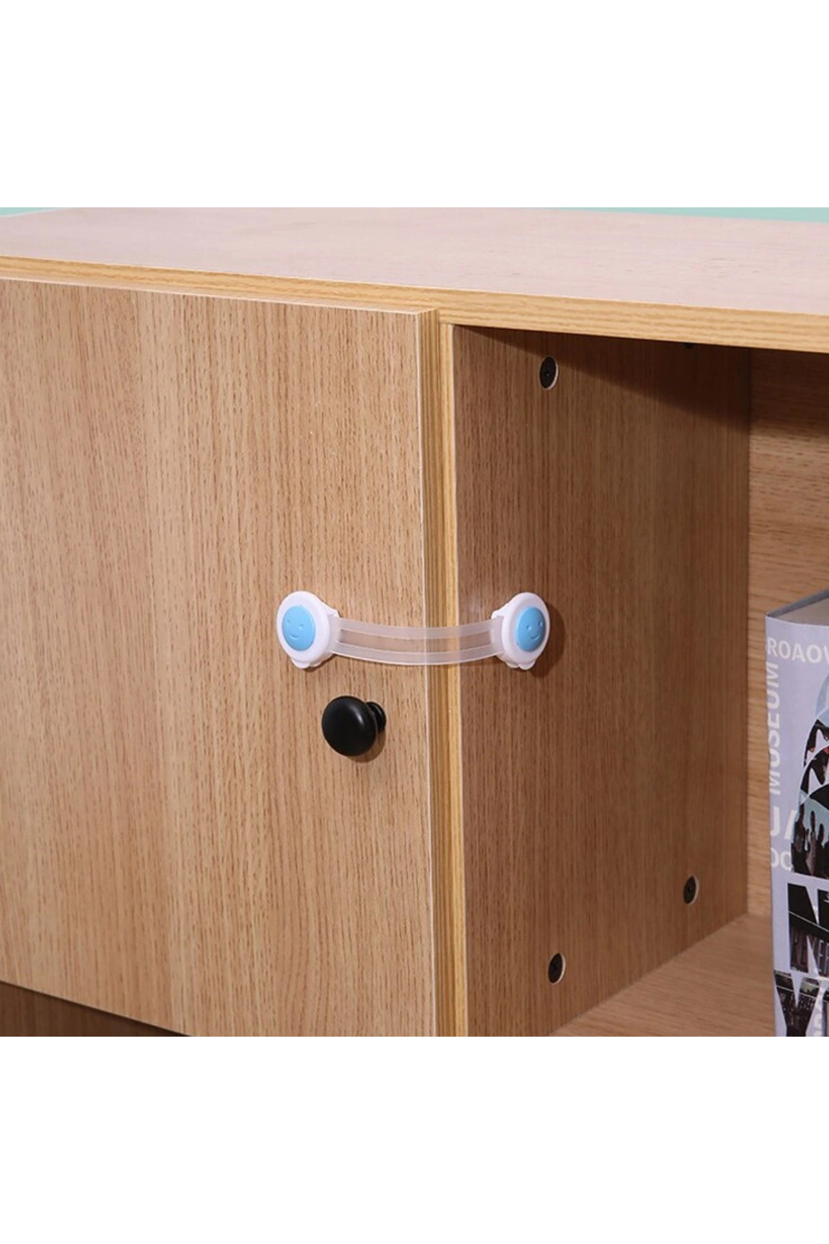 shopwave KRM Bebek ve Çocuklar İçin Dolap Çekmece Emniyet Güvenlik Kilidi (5047) KRM fotoğrafı 3 (önizleme)