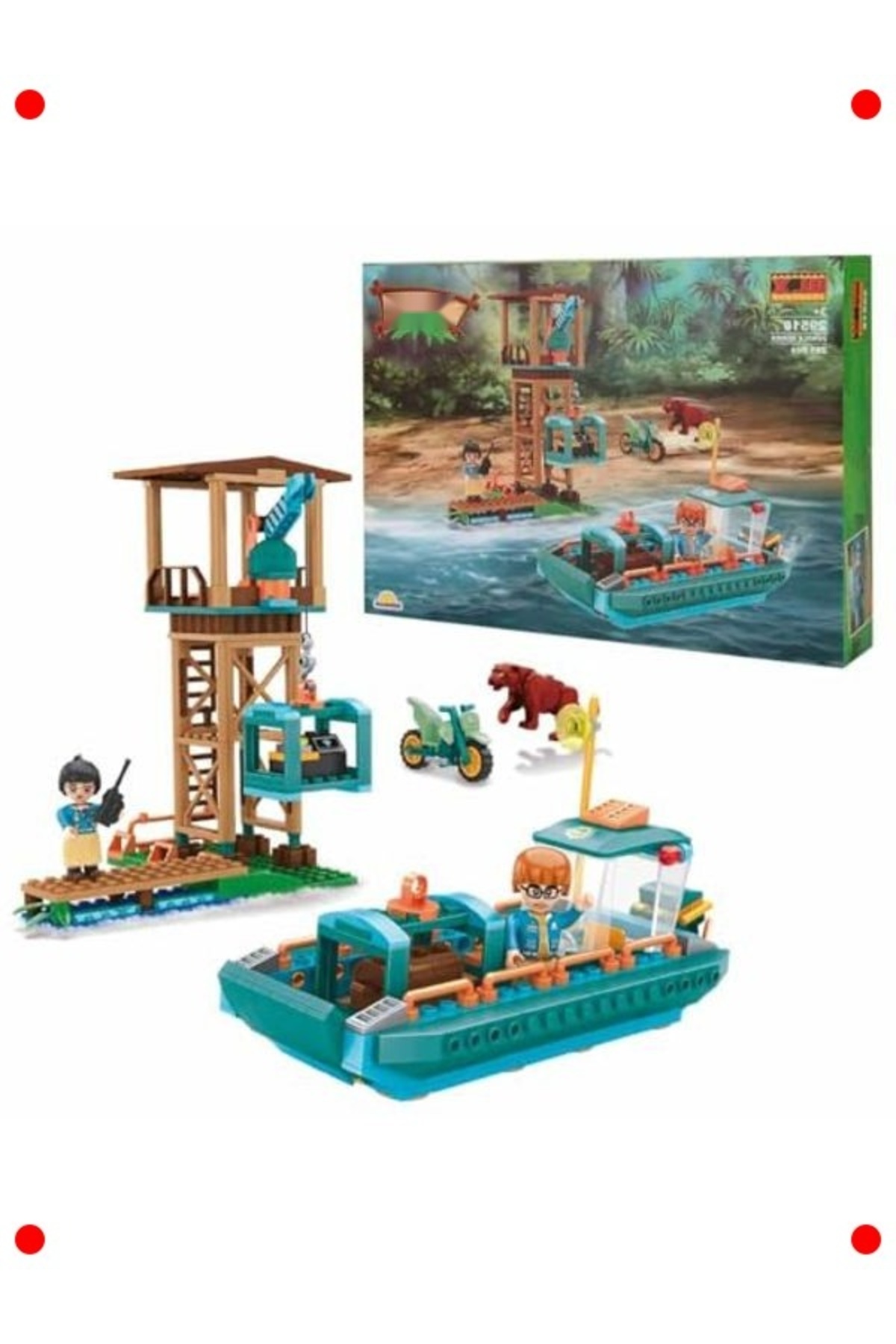 مجموعه ساختنی ماجراجویی حیات وحش (۲۹۱ قطعه)