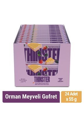 Thinster Orman Meyveli Kremalı Gofret 55 gr x 24 adet