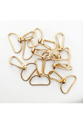 SEM AKSESUAR 2.5 Cm Telli Kanca Light (GOLD) - Metal Çanta ve Cüzdan Askı Kli...