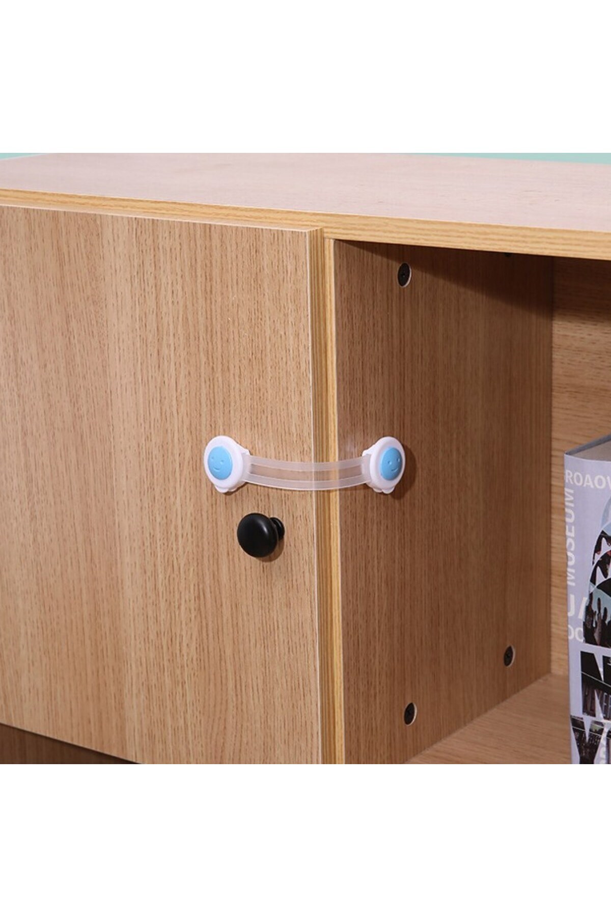 Go İthalat Bebek ve Çocuklar İçin Dolap Çekmece Emniyet Güvenlik Kilidi (5433) fotoğrafı 3 (önizleme)