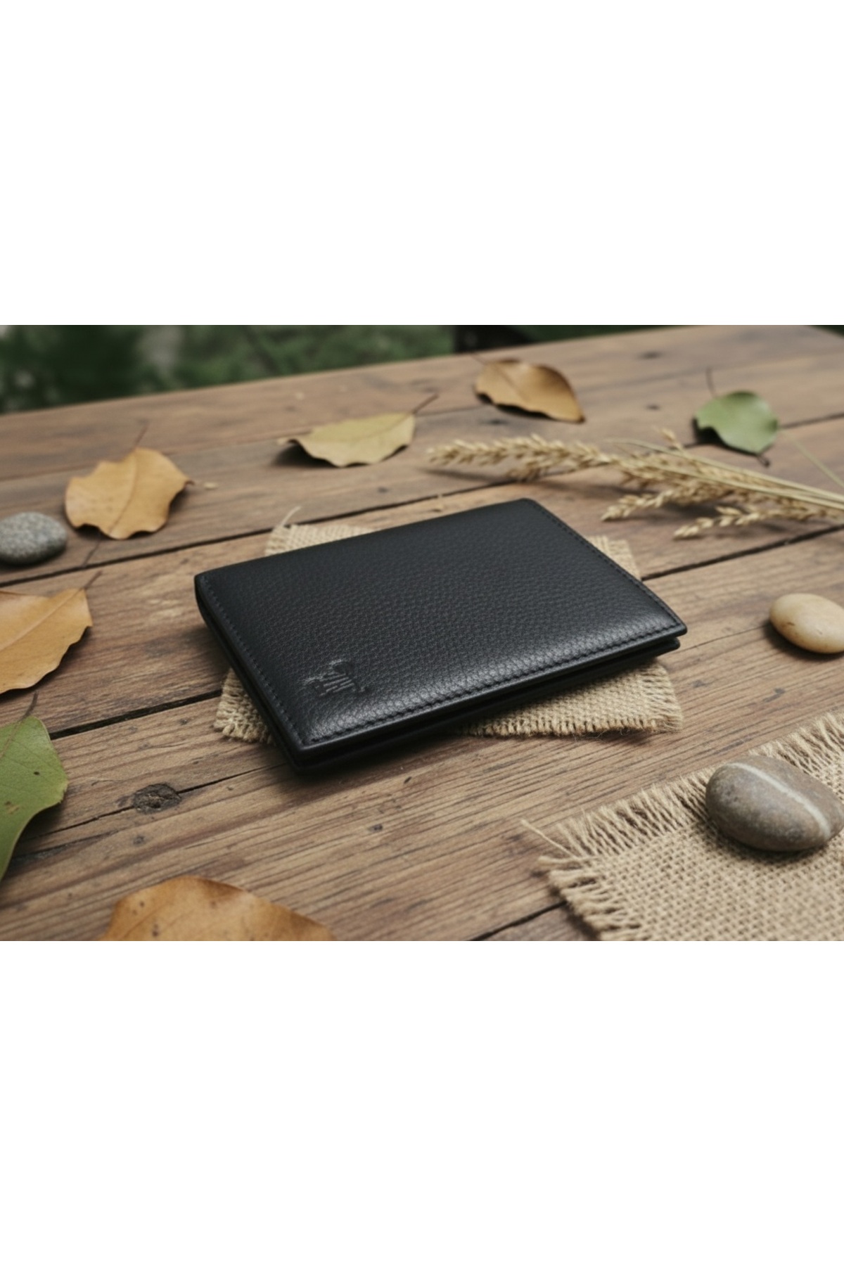 PASSTELL  Erkek Mıknatıs Kapamalı %100 Hakiki Deri Cüzdan Ve Kredi Kartlık - Görsel 3