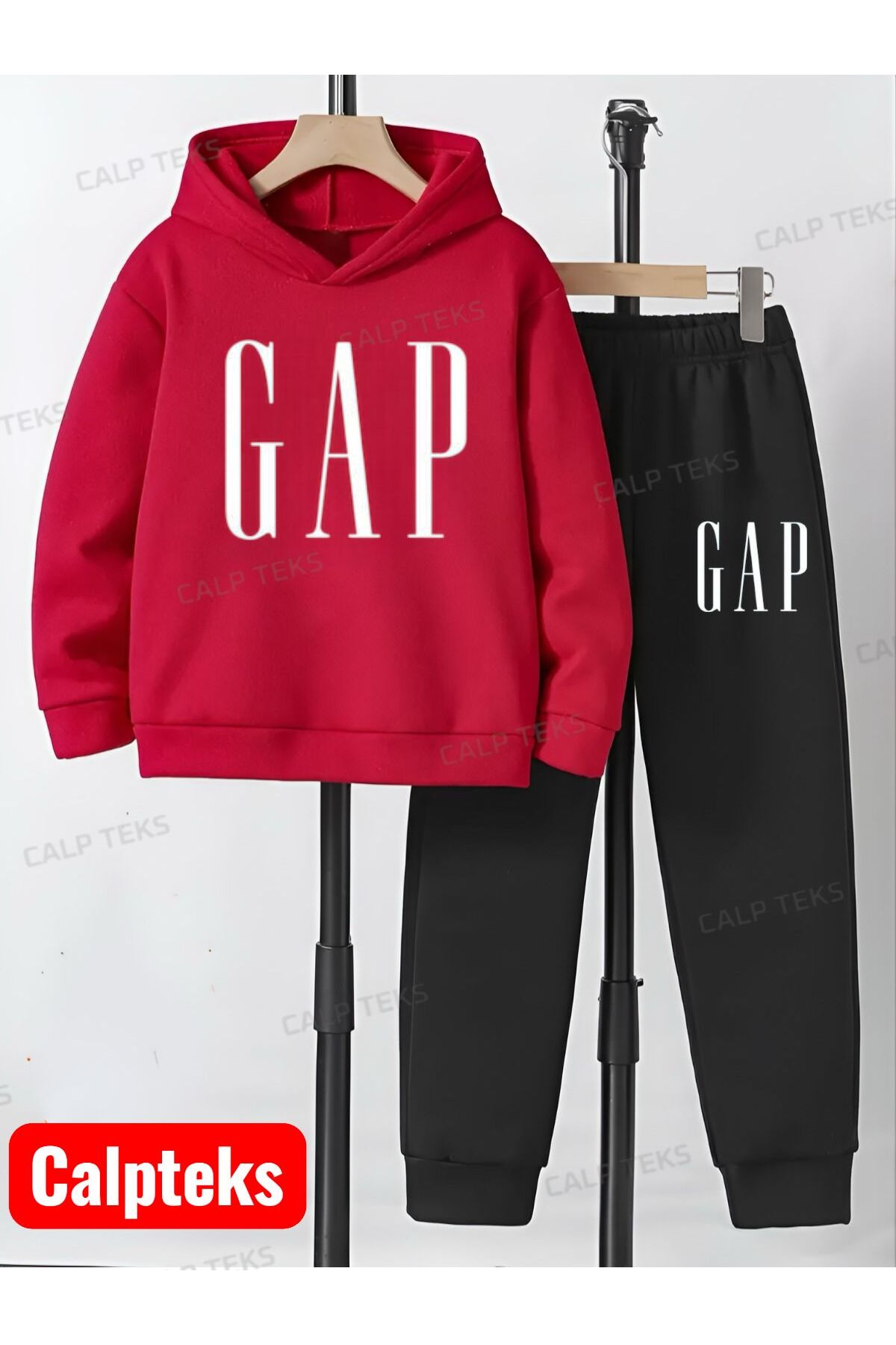 CALP TEKS ΣΕΤ ΠΑΙΔΙΚΗΣ ΦΟΡΜΑΣ ΜΕ ΣΤΑΙΡΑ G-A-P ΧΟΝΤΡΟ ΒΑΜΒΑΚΙ με κουκούλα ΜΕΓΕ...