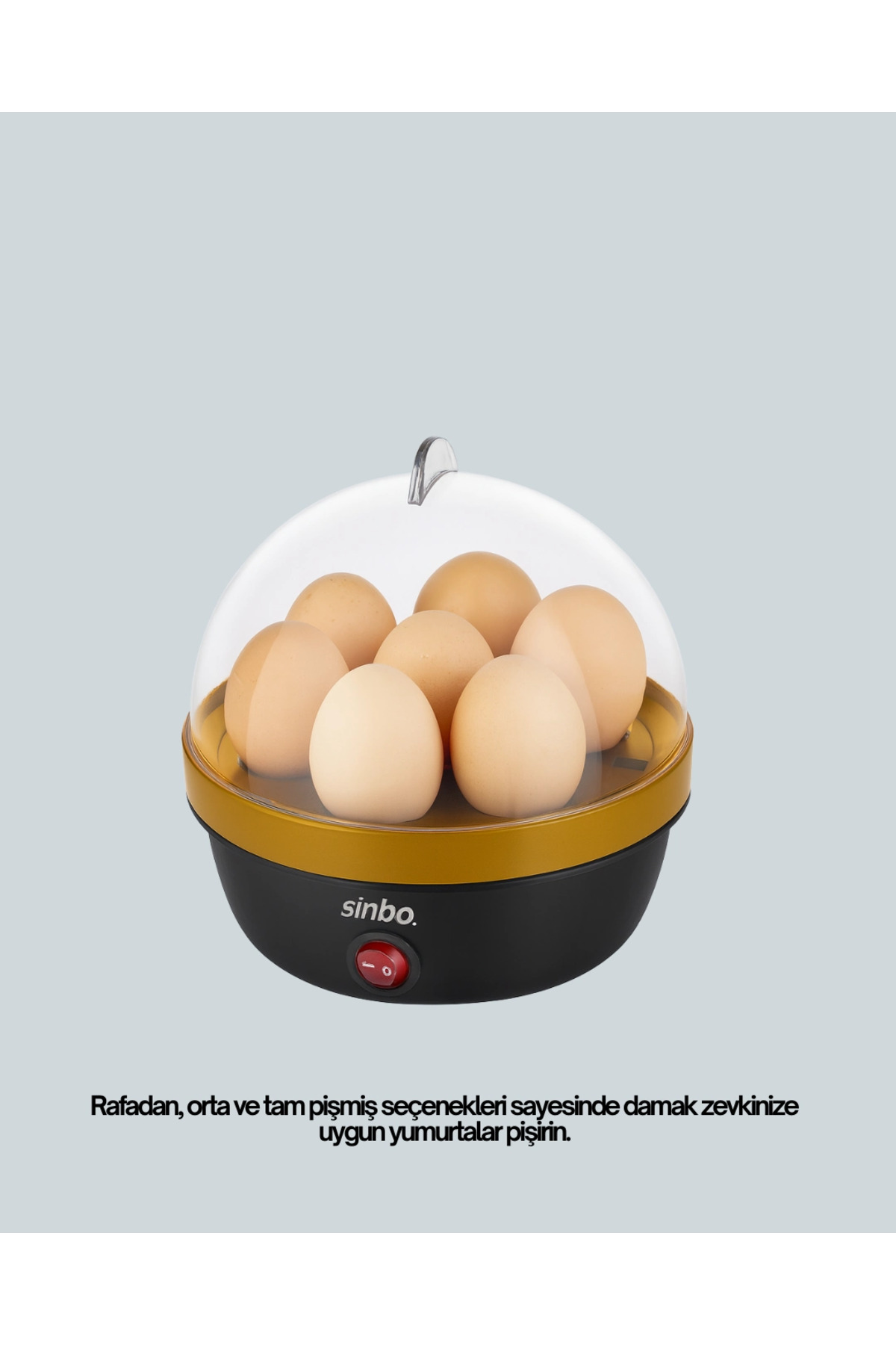 shopwave KRM Otomatik Kapanma Özellikli Yumurta Pişirme Makinesi 7 Kapasiteli KRM fotoğrafı 3 (önizleme)