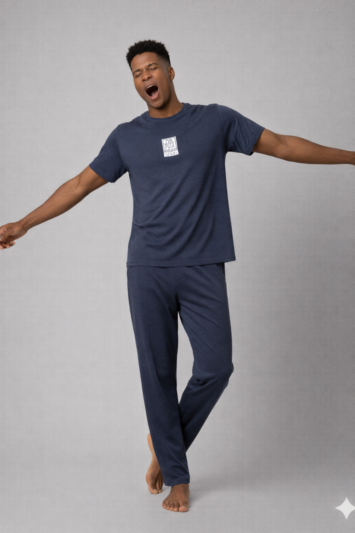 sleeproom  Erkek Kısa Kol PİJAMA TAKIM NYC01 BASKI