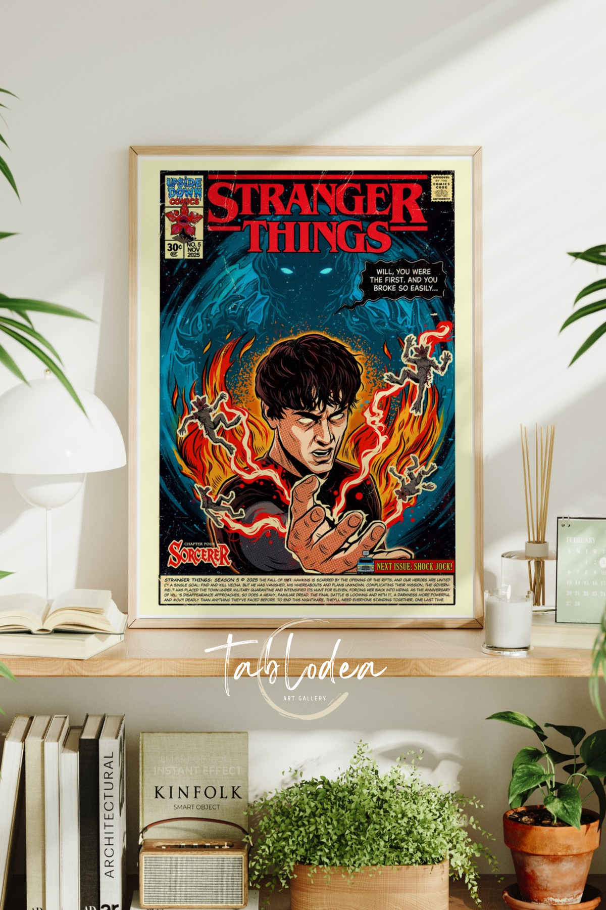 tablodea Stranger Things - Will - Çerçeveli Poster, TD Stranger