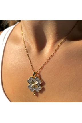 Suem Şans Yoncası Kolye
