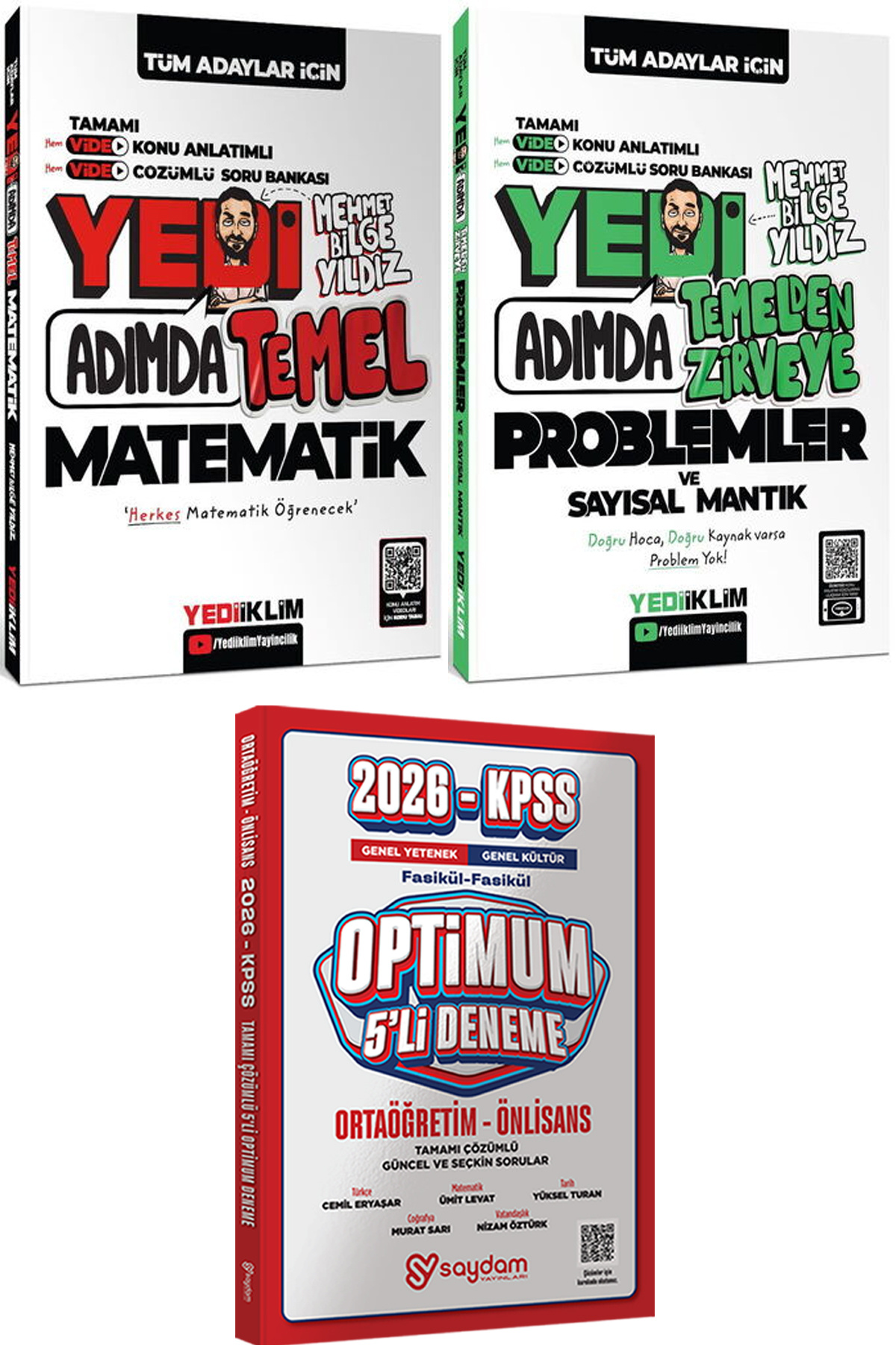 Yediiklim Yayınları Yedi Adımda Temel Matematik Temelden Zirveye