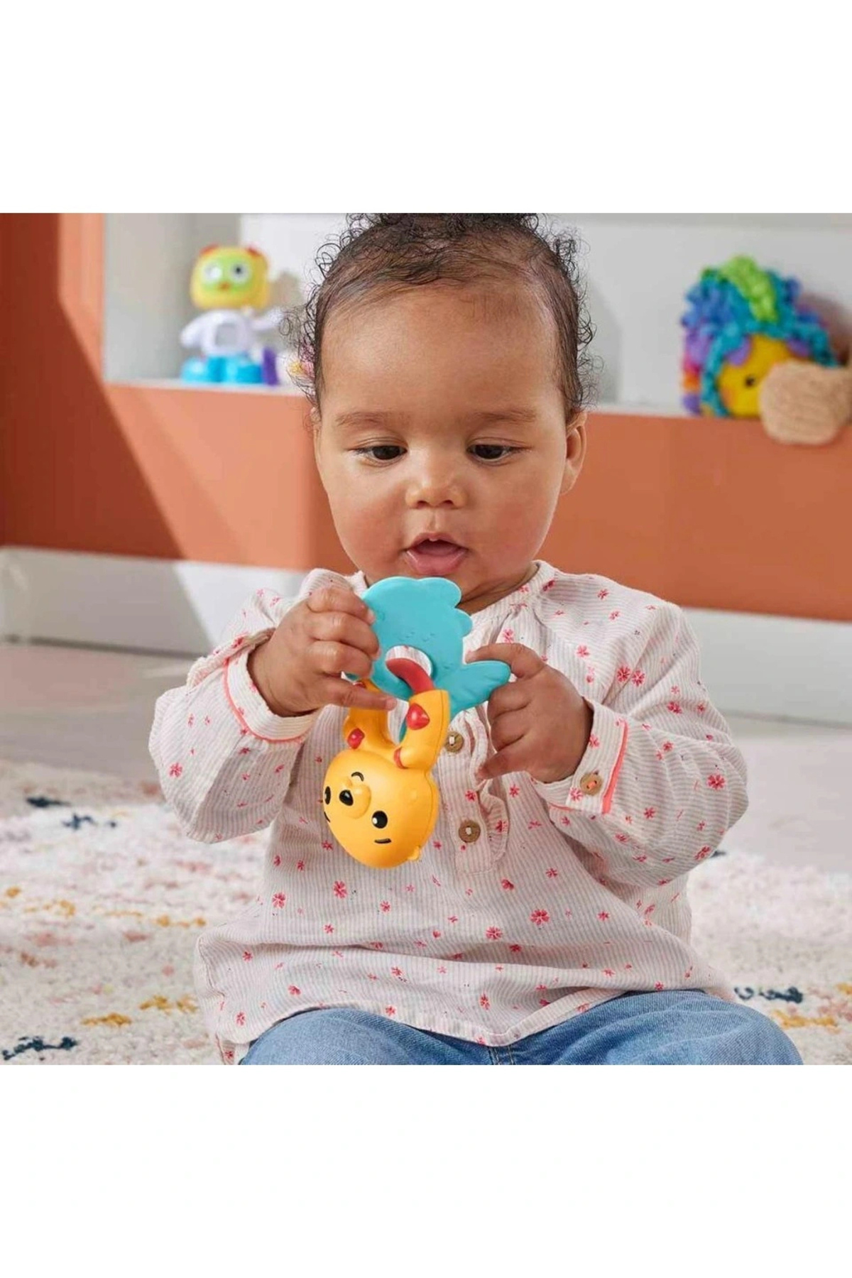 Fisher Price Eğlenceli Dostlar Dişlik Ve Çıngıraklar Hjw11-hkd69 fotoğrafı 2 (önizleme)