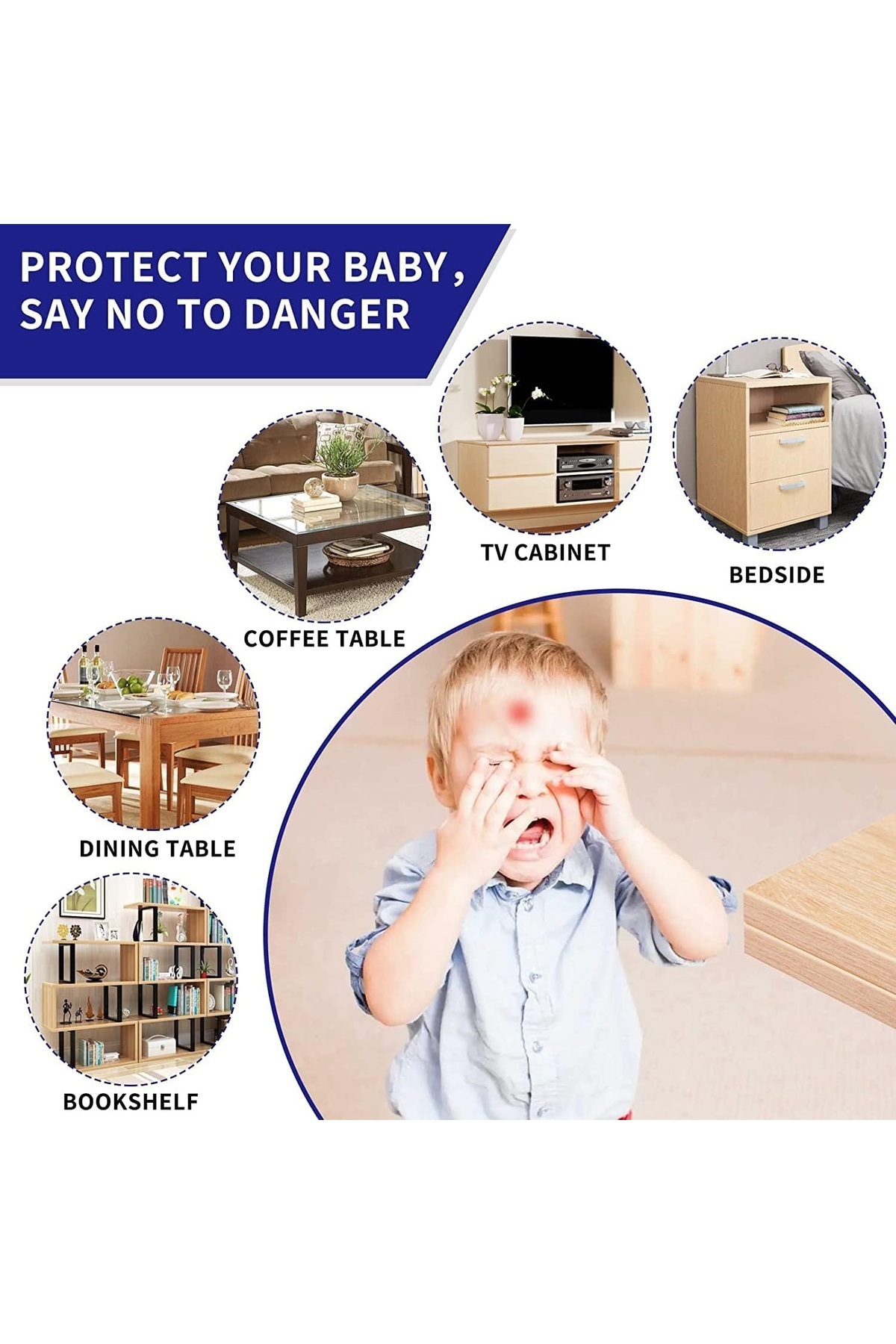 Tarix Masa Kenar Köşe Koruyucu 4 Adet fotoğrafı 4 (önizleme)