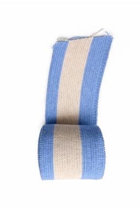 U5 FASHION Ribana Şerit Triko Dokuma Triko Bant A.Mavi Ortası Ham K.Bej En 94...