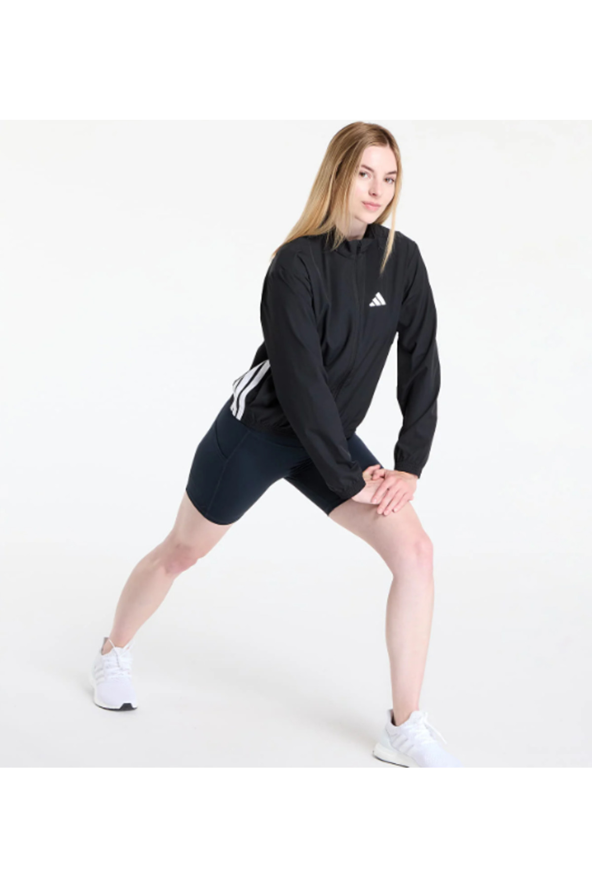 adidas Train Essentials 3-Stripes Kadın Eşofman Üstü JD6539 görsel 5