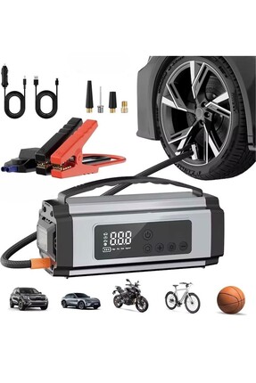 Protonust Oto Araç Akü Takviye'li Kompresör Çantalı 8000 mah Dijital Ekranlı ...