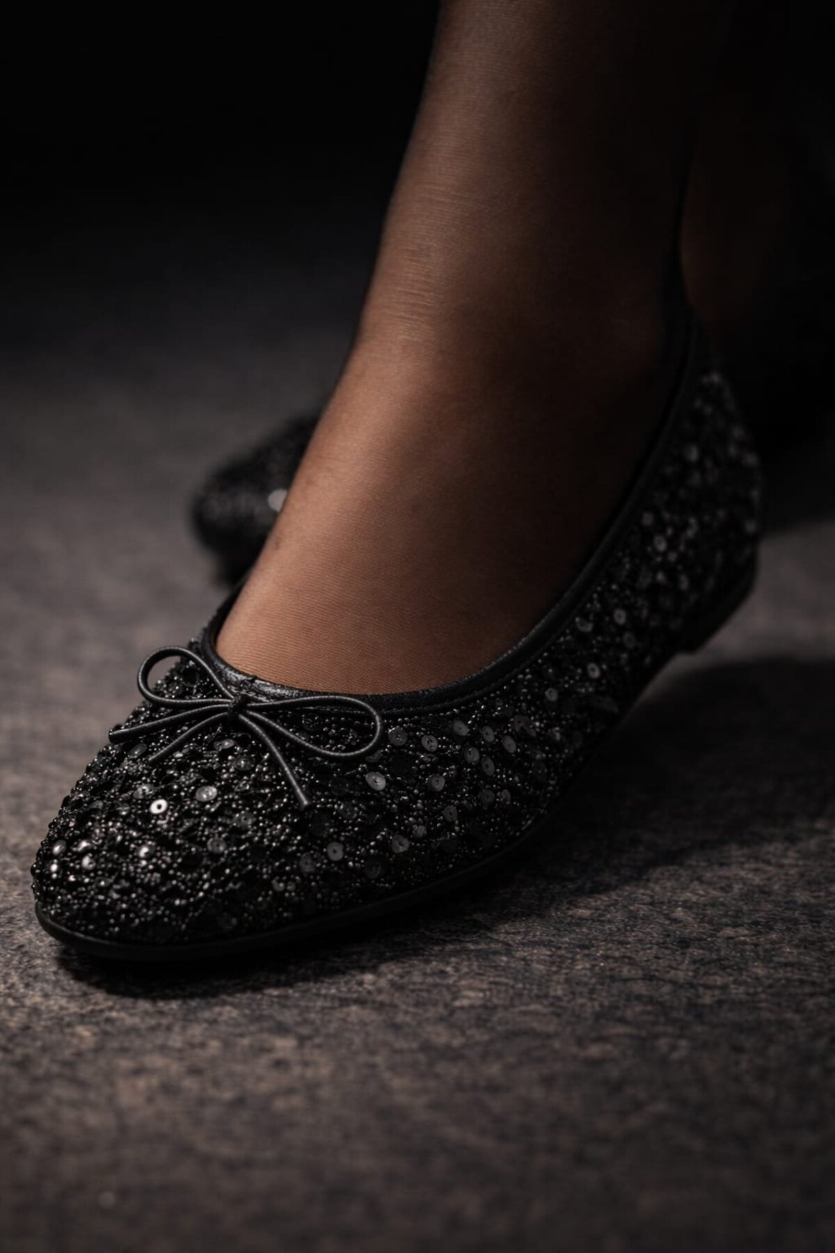 Slipcat  Pullu Simli Payetli Toka Detaylı Kadın Şık Günlük Babet - Görsel 4