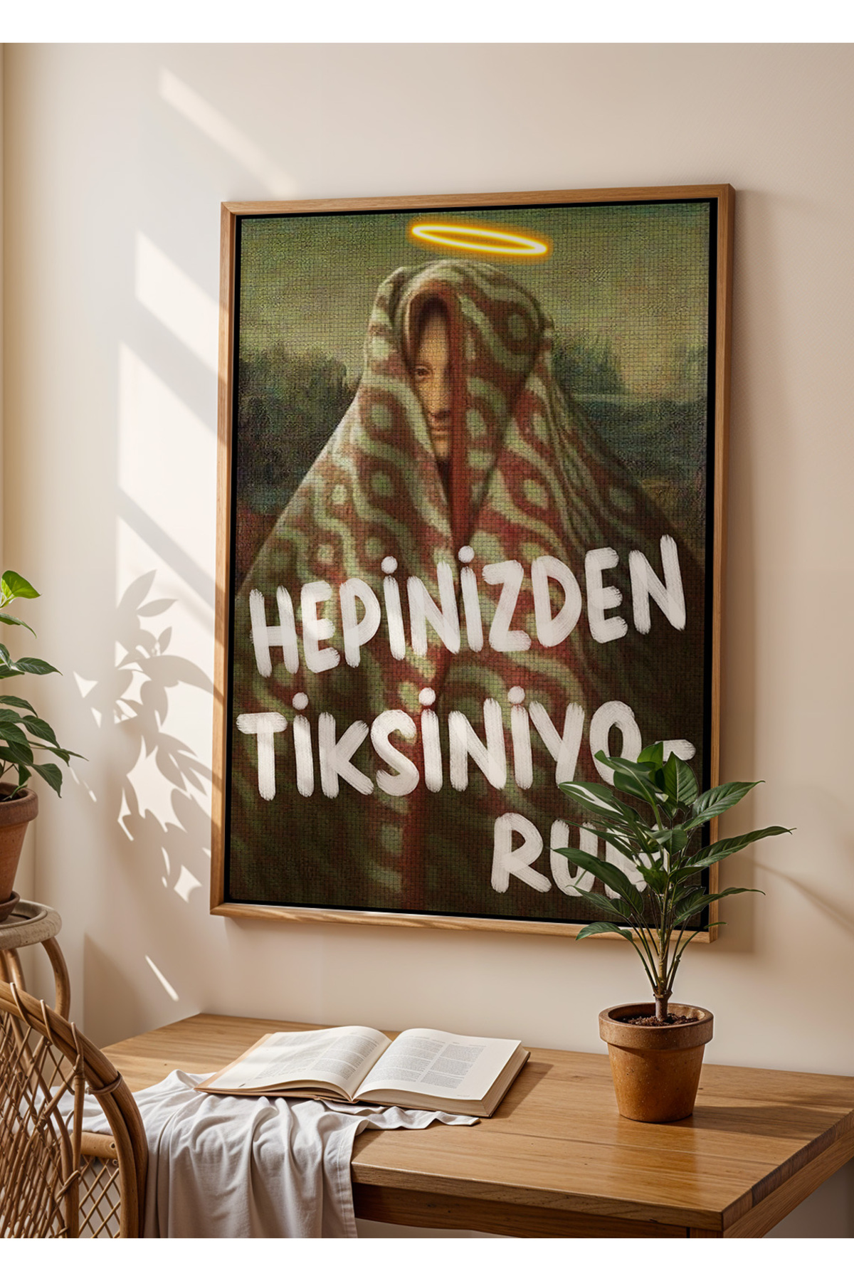 Huca Mona Lisa Poster - Hepinizden Tiksiniyorum - Modern Change