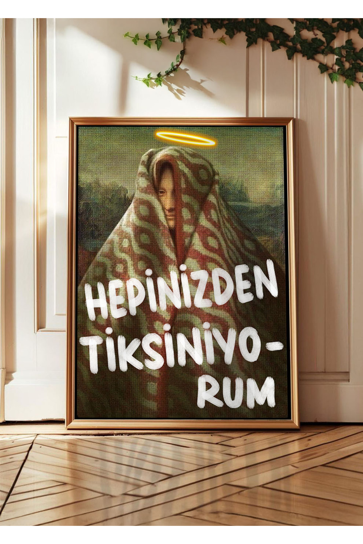 Huca Mona Lisa Poster - Hepinizden Tiksiniyorum - Modern Change