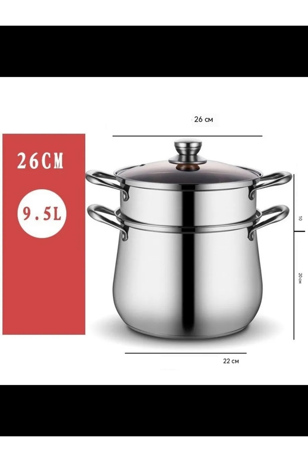 Transformacion 2 Katlı Japon Çeliği Buharlı Pişirme Tenceresi – Sağlıklı Yemek Sanatı 722665 fotoğrafı 2 (önizleme)