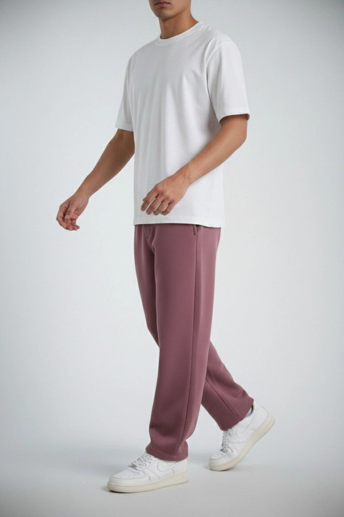 pilelistore Baggy Alt Eşofman - Gül Kurusu fotoğrafı 2 (önizleme)