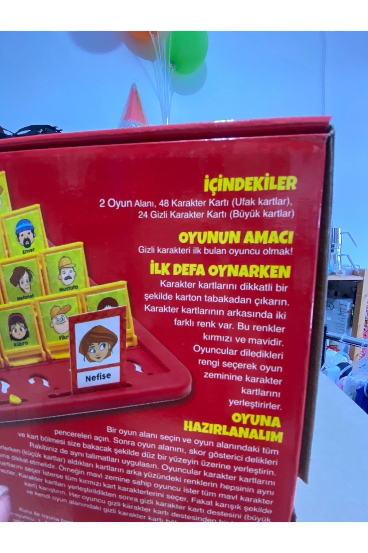 TAŞDELEN AVM Who Ami Klasik Tahmin Etme Oyunu Çocuk Zeka Oyunu 72 Karakter 2 Oyun Alanı fotoğrafı 3 (önizleme)