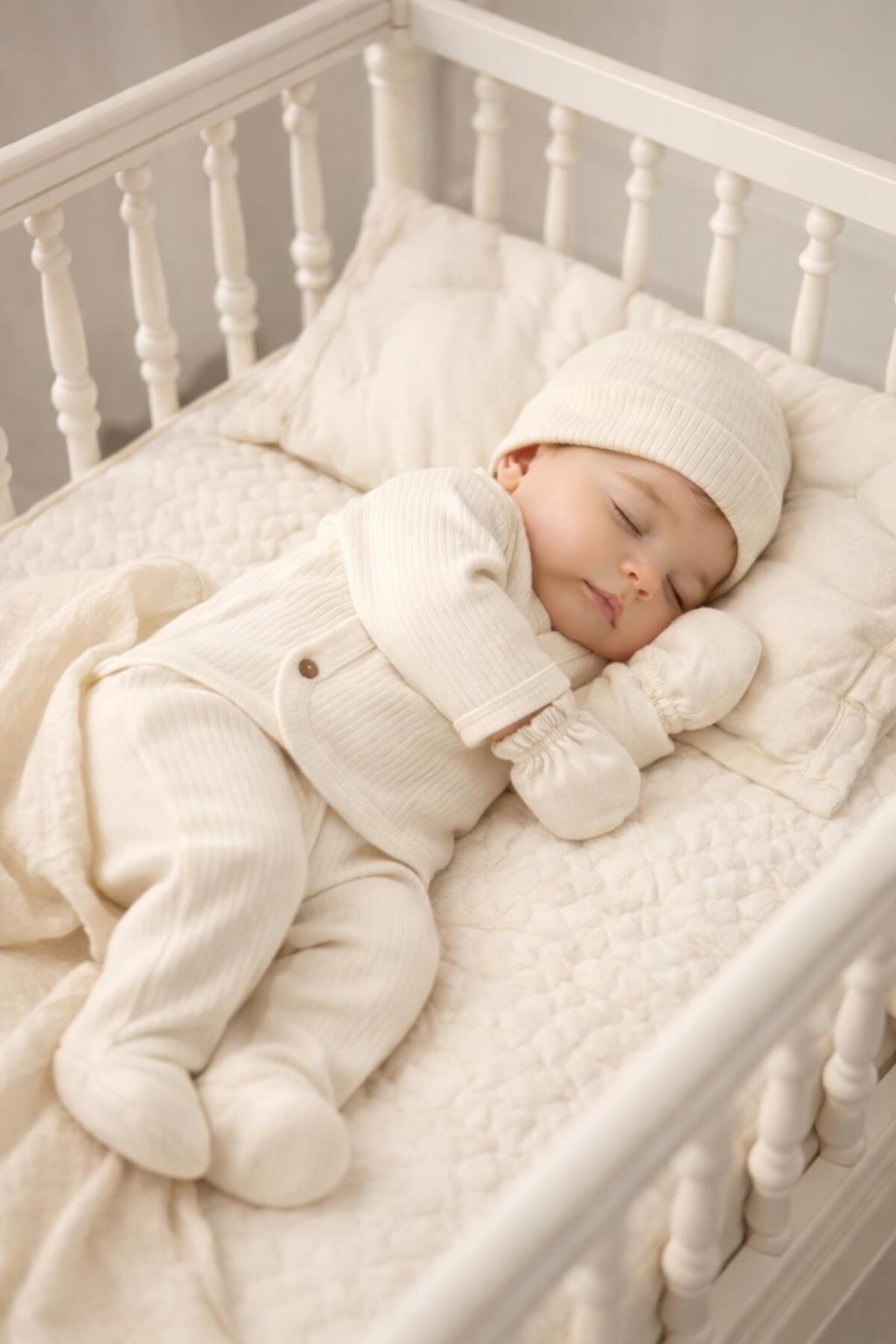 BYS BABY FASHION Mevsimlik 7'Li Pamuklu Yenidoğan Kız Erkek Bebek Hastane Çıkış Seti ( Battaniyeli) fotoğrafı 7 (önizleme)