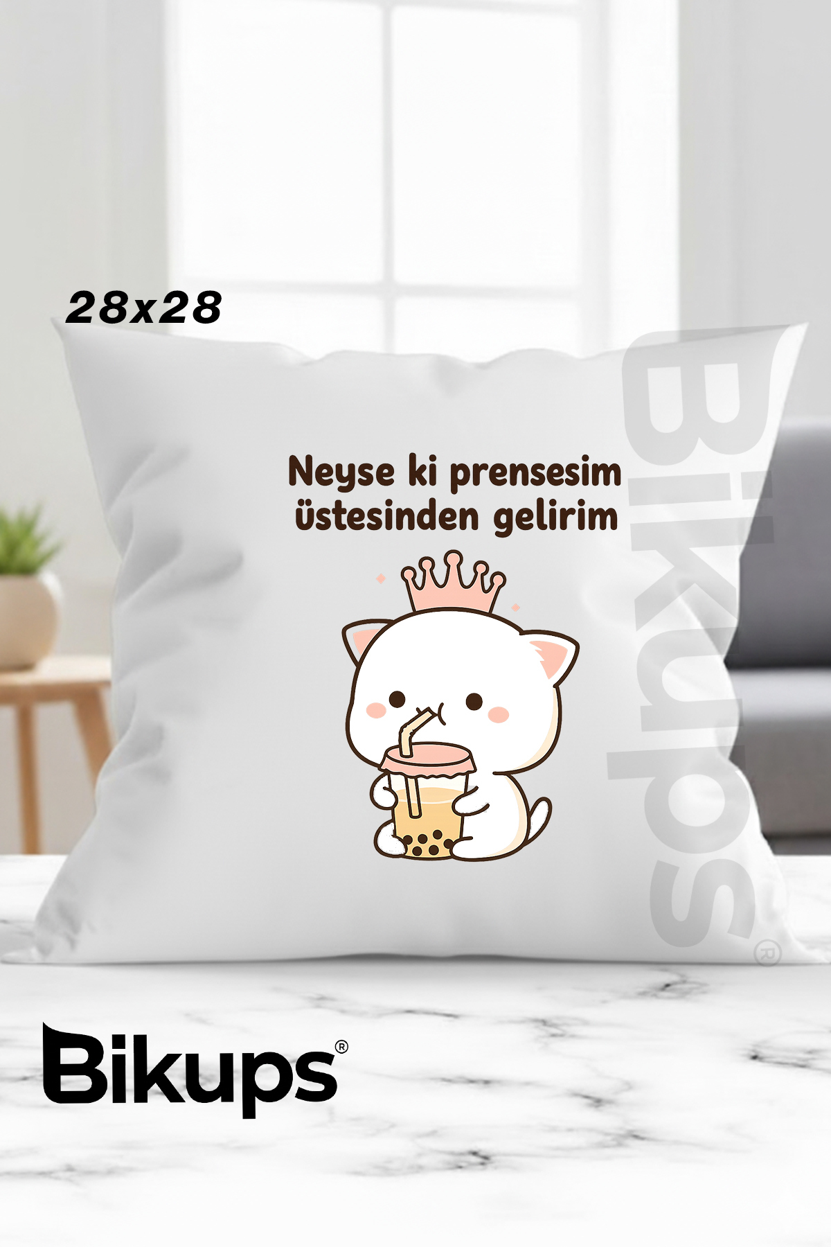 luckily my princess can handle the pillow 28x28