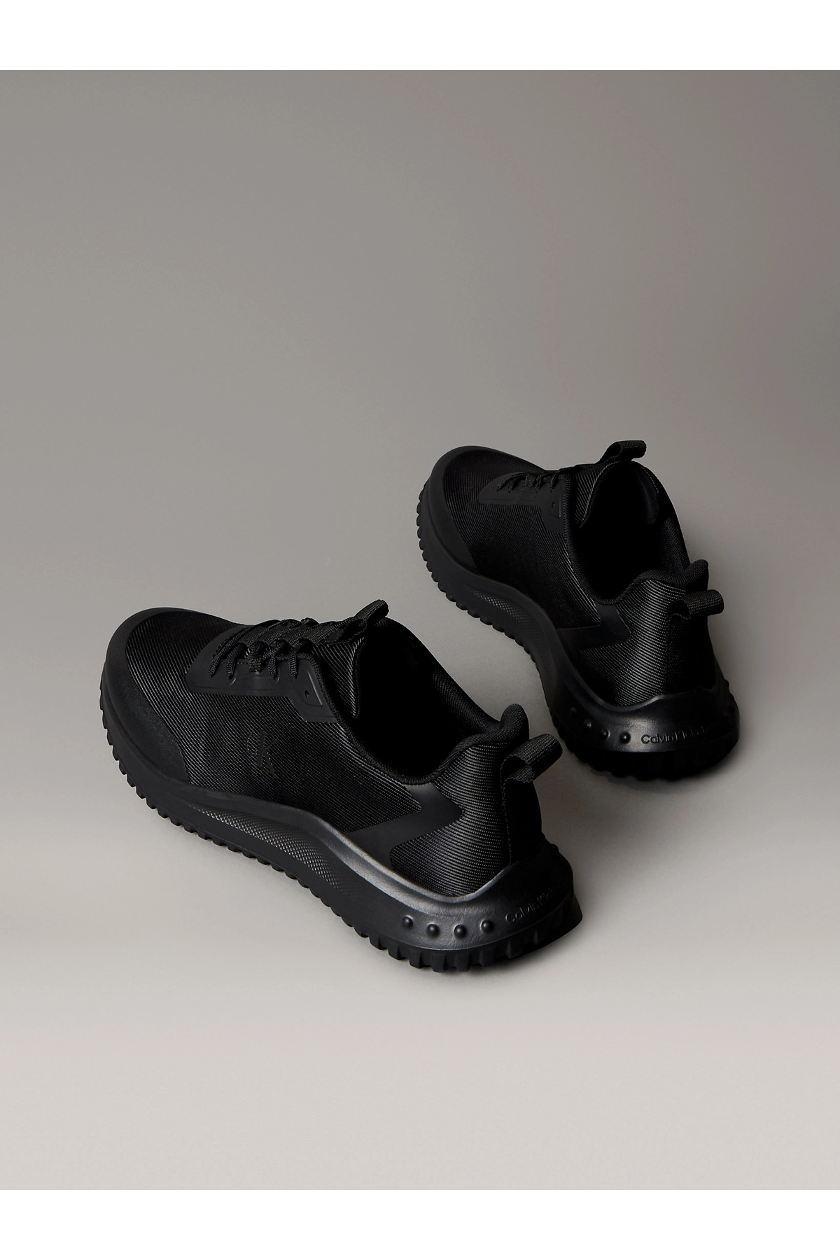 Calvin Klein  EVA Runner Bağcıklı Materyal Karışımlı Erkek Siyah Sneaker YM0YM01442-0GJ - Görsel 3