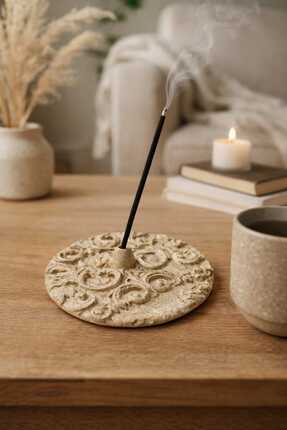 Cogo Seramik El Yapımı Stoneware Seramik Tütsülük – Doğal Dokulu, Ev & Medita...