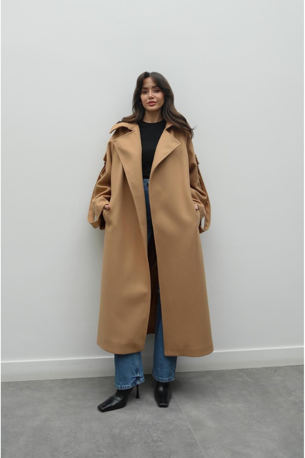 Havoş Camel Hilda Рукава Кишеня Деталі Каше Кожен