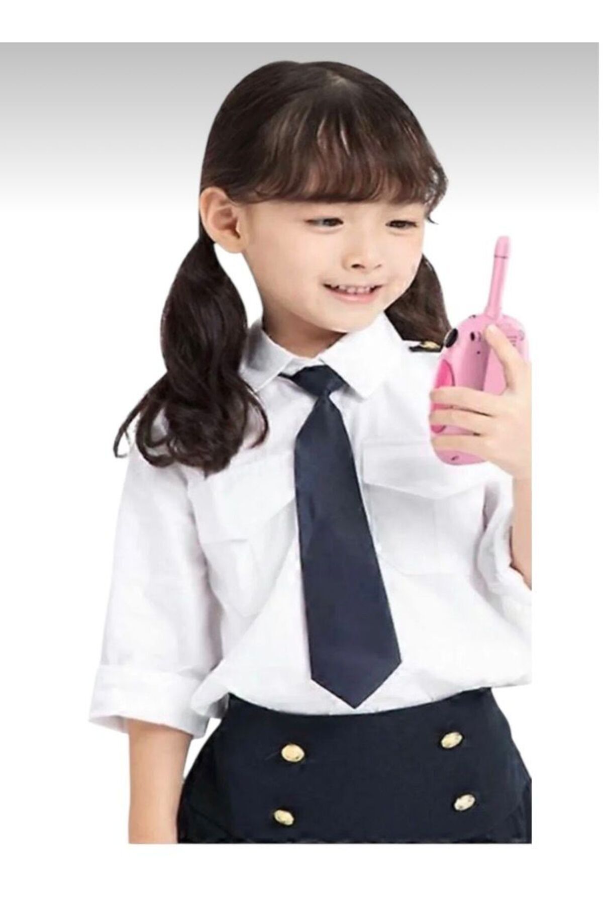 fortrek Pembe-Mavi 3 Km Menzilli ışıklı telsiz wireless walkie talkie çoçuk telsizi- bebek telsizi fotoğrafı 2 (önizleme)