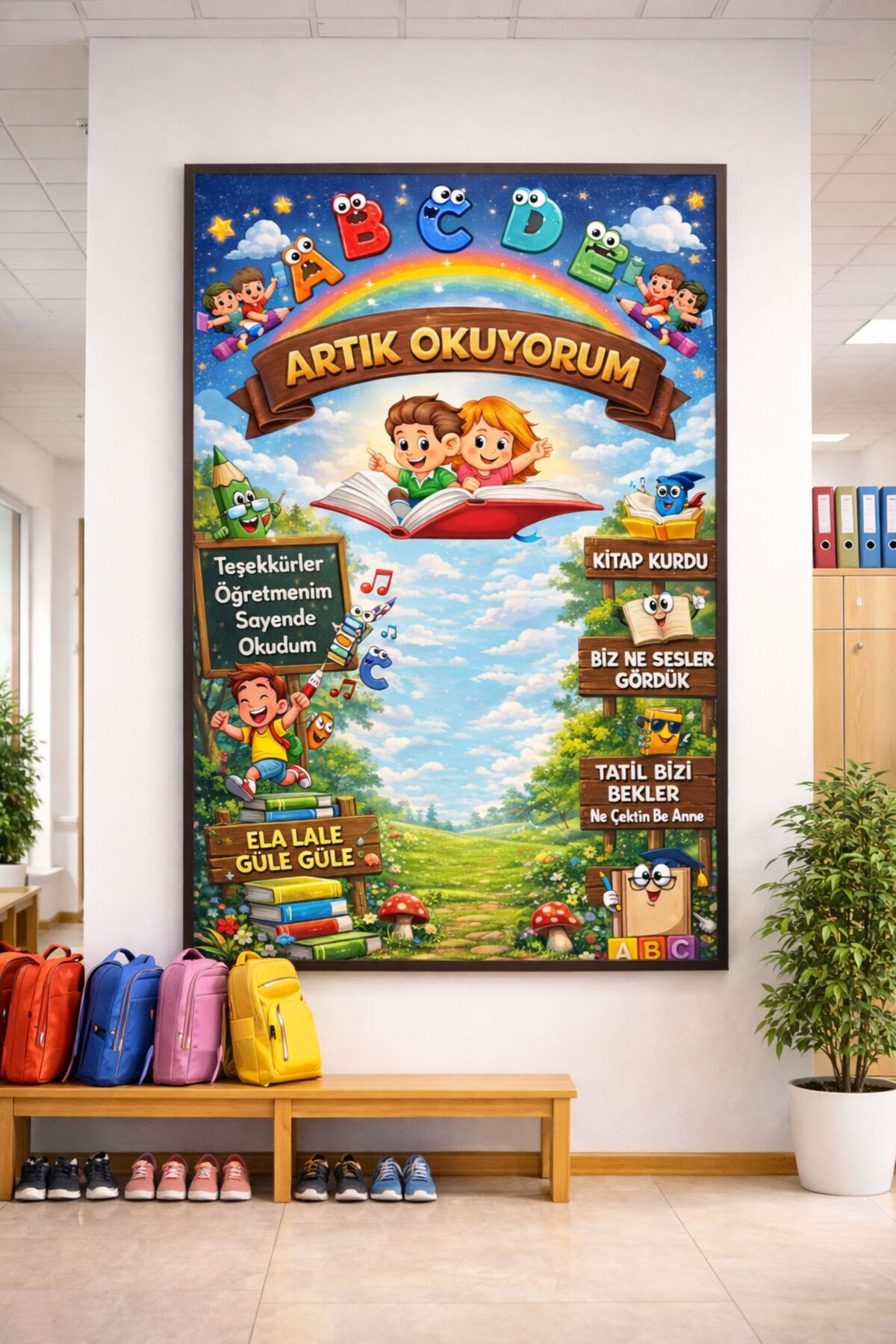 I am Now Studying 100x150Cm Poster for Schools and Kindergartens
