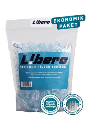 Libero Slender Ekonomik Paket Sigara Ağızlığı Filtresi 600 Adet